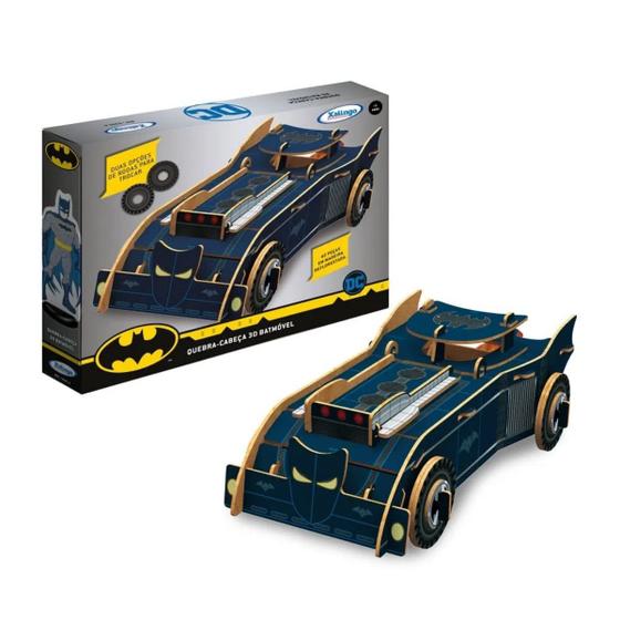 Imagem de Quebra Cabeça Batmóvel 3D Batman Xalingo - 53554