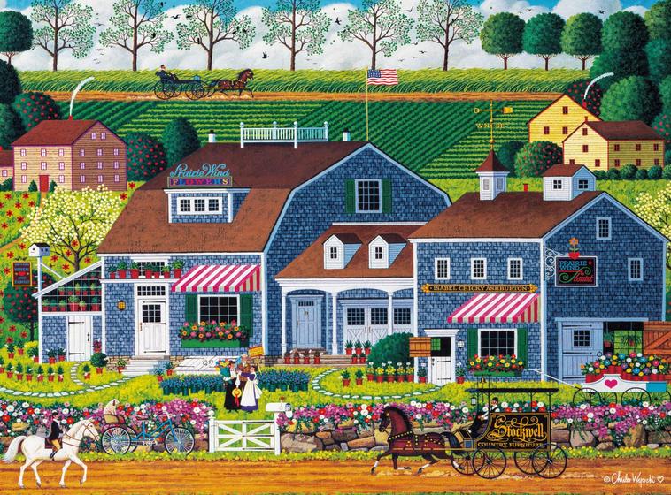 Imagem de Quebra-cabeça Buffalo Games Charles Wysocki Prairie Wind