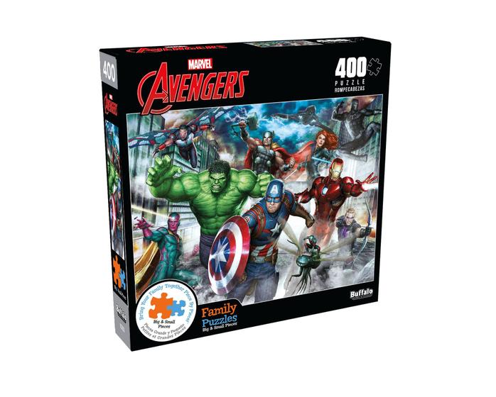 Imagem de Quebra-cabeça Buffalo Games Marvel Avengers 400 peças