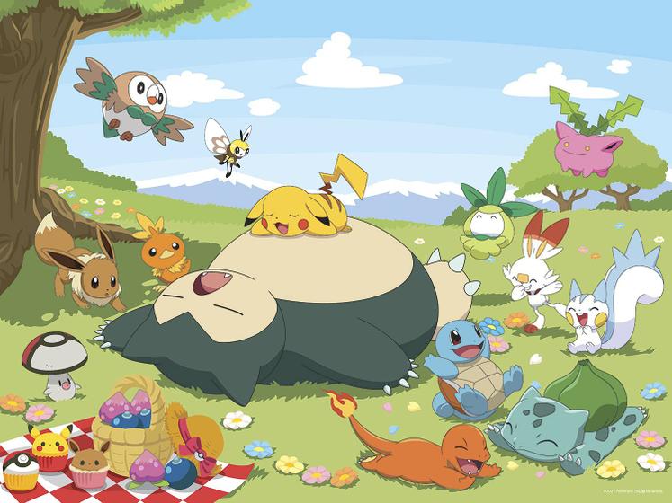 Imagem de Quebra-cabeça Buffalo Games Pokémon Picnic 400 peças