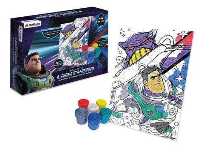 Imagem de Quebra Cabeça Buzz Lightyear Com Tinta Para Colorir Disney