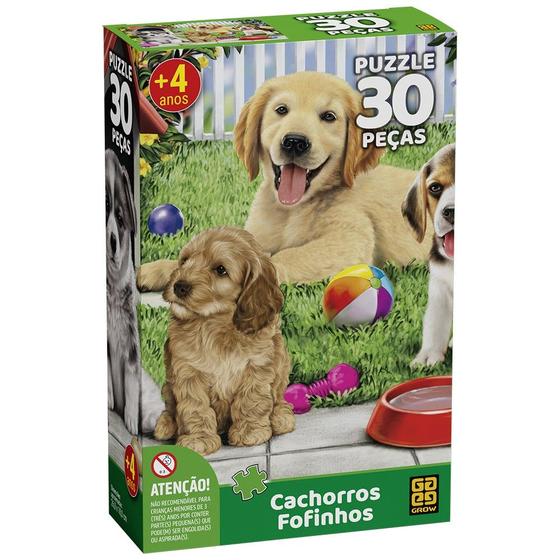 Imagem de Quebra-Cabeça Cachorrinhos Fofinhos - Grow