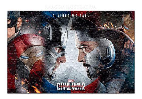 Imagem de Quebra Cabeça Captain America Civil War 120 Peças