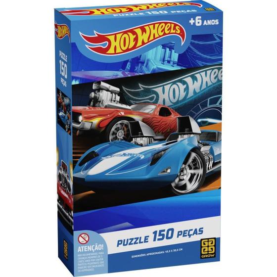 Imagem de QUEBRA-CABECA Cartonado HOT Wheels P150