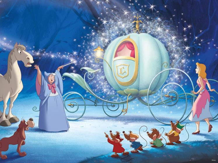 Quebra-Cabeça Ceaco Disney - Carruagem da Cinderela - Pelúcia - Magazine  Luiza