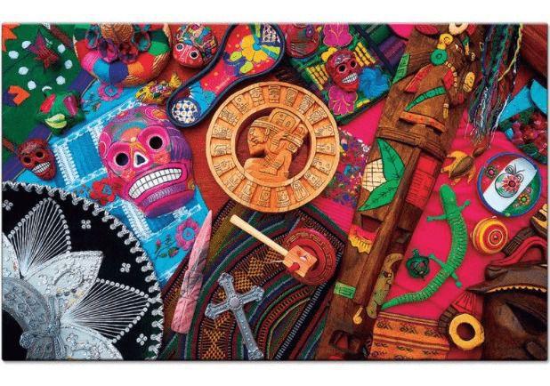 Imagem de Quebra Cabeça Culturas Do Mundo México 2000 Peças Toyster