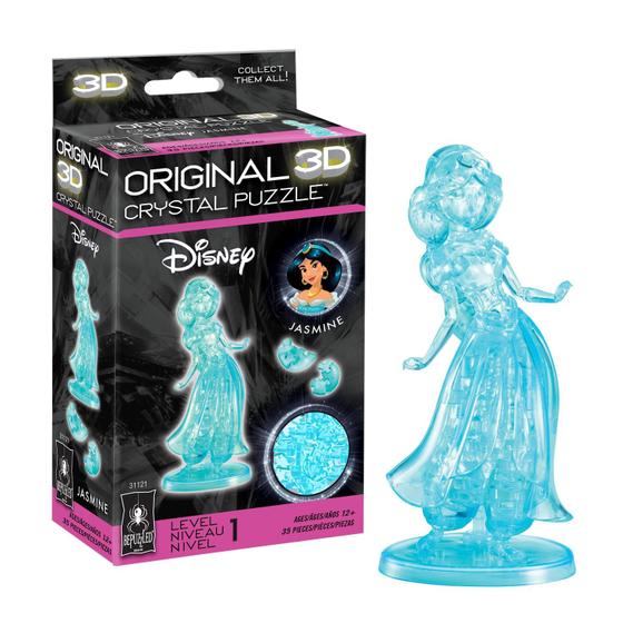 Imagem de Quebra-cabeça de cristal 3D BePuzzled Disney Princess Jasmine