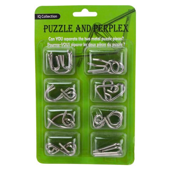 Imagem de Quebra Cabeça De Metal Enigma 8 Modelos Puzzle and Perplex