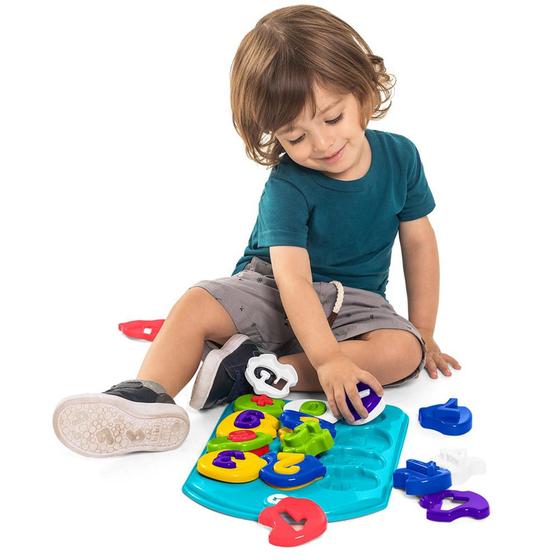 Imagem de Quebra-Cabeça Didático - Puzzle Mania Números - TaTeTi