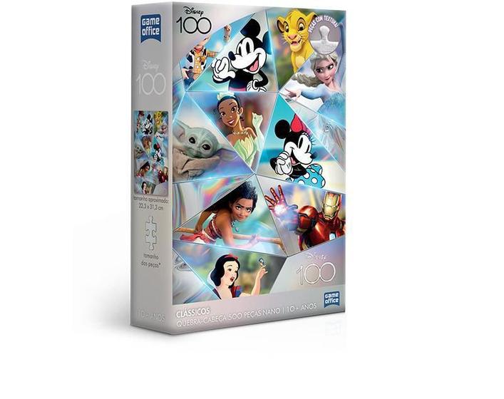 Imagem de Quebra Cabeça Disney 100 Clássicos 500 Peças Nano Toyster