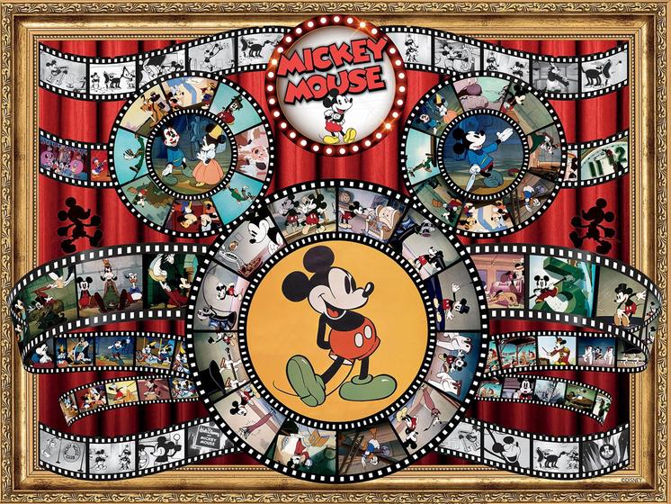 Imagem de Quebra-Cabeça Disney Mickey e Minnie Mouse Ceaco - 1500 Peças - 5"