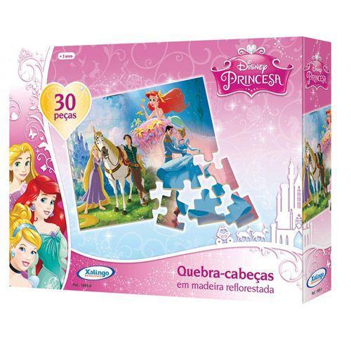 Imagem de Quebra-cabeça disney princesas 30 peças - 1895.4 - xalingo