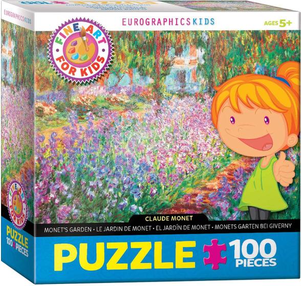 Imagem de Quebra-Cabeça EuroGraphics Monet's Garden - 100 Peças