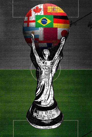 Imagem de Quebra-Cabeça Exclusivo Copa Do Mundo 300 Peças
