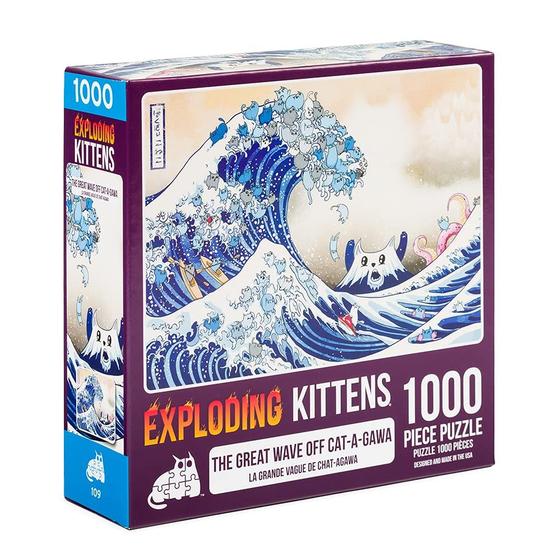 Imagem de Quebra-Cabeça Exploding Kittens - A Grande Onda (1000 Peças)