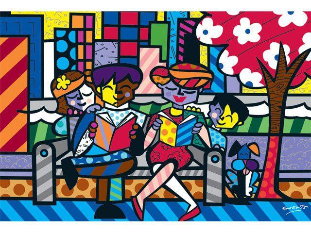 Imagem de Quebra-Cabeça Family Romero Britto 6000 Peças