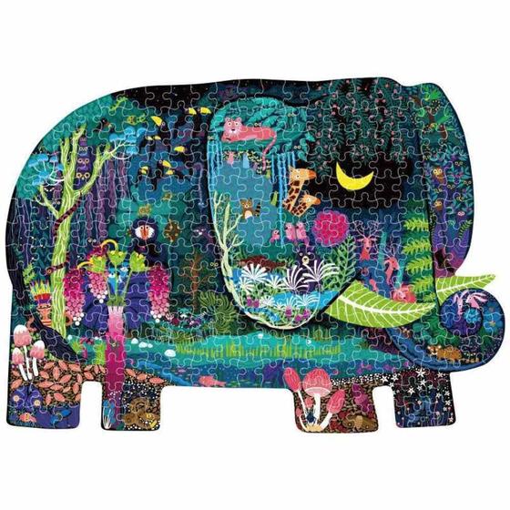 Imagem de Quebra Cabeça - Formato Elefante - Tooky Toy