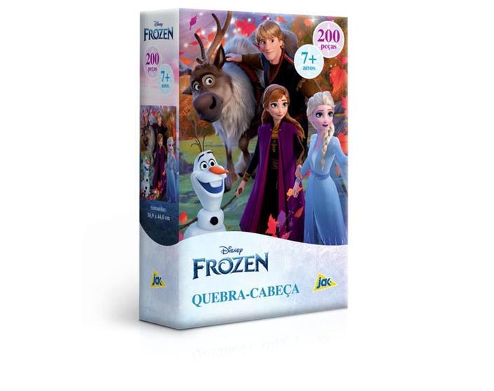 Imagem de Quebra Cabeça Frozen Ana Elsa  200 Peças Disney