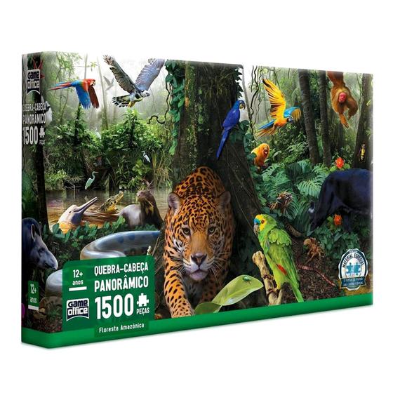 Imagem de Quebra Cabeça Game Office Floresta Amazônica De 1500 Peças - Toyster