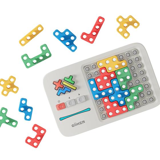 Imagem de Quebra-Cabeça Giiker Super Blocks - Jogo de Combinação de Padrões para Crianças (6+)