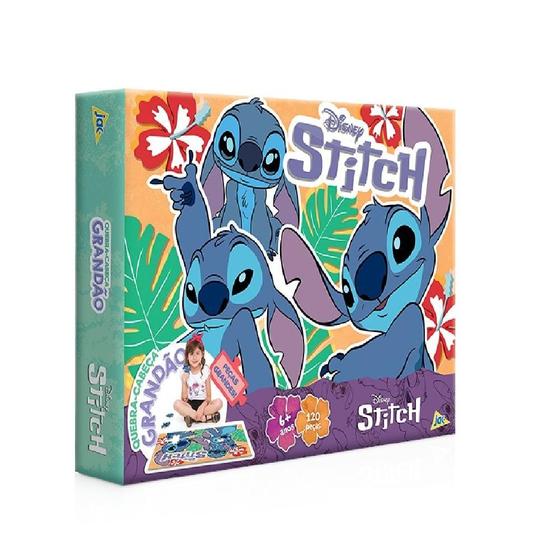 Imagem de Quebra Cabeça Grandão 120 Pcs Stitch Disney - Toyster 0032