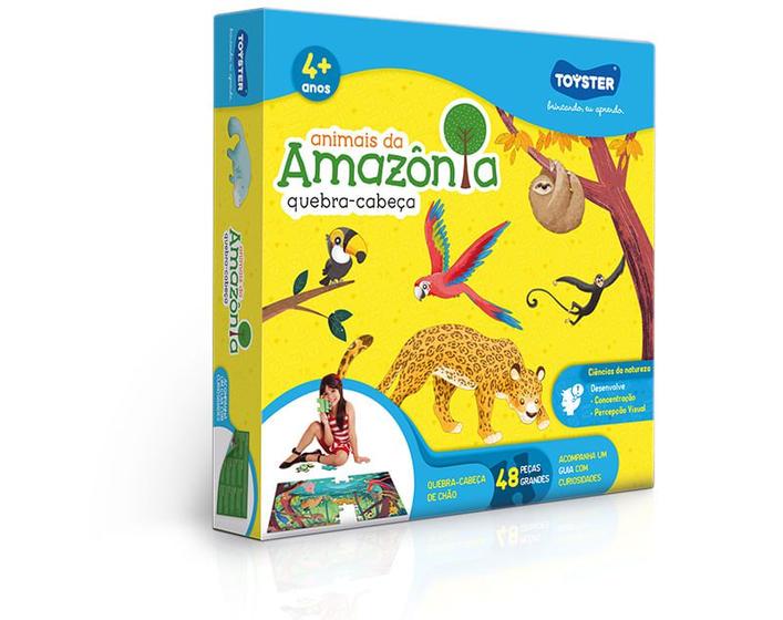 Imagem de Quebra - Cabeca Grandao 48 Pc - Animais da Amazonia TOYSTER