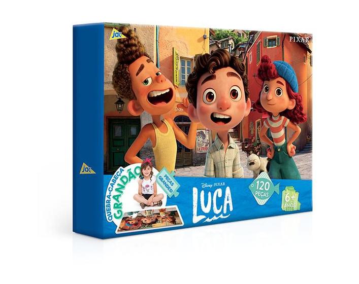 Imagem de Quebra-Cabeça Grandão Disney - Luca - 120 Peças - Toyster