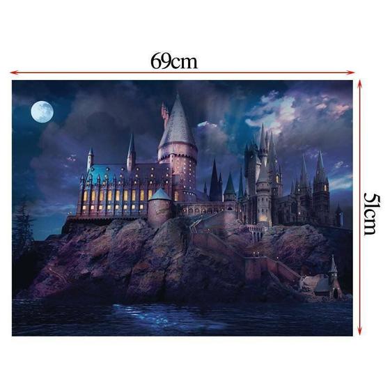 Imagem de Quebra-cabeça Hogwarts de 1000 peças para adultos e crianças - Coleção Harry Potter