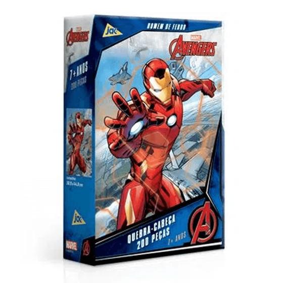 Imagem de Quebra-Cabeça Homem de Ferro Os Vingadores 200 Peças Marvel