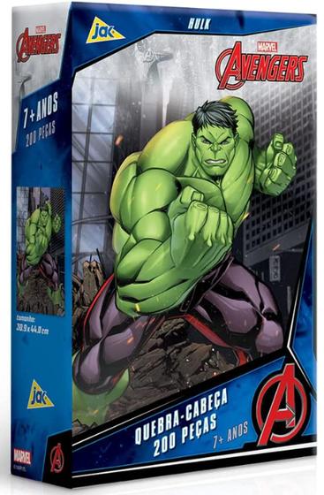 Imagem de Quebra-Cabeça Hulk Vingadores 200 Peças - Toyster