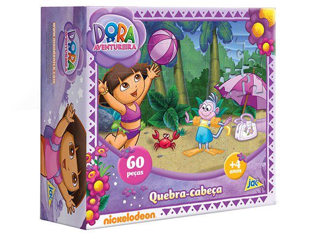 Imagem de Quebra-Cabeça Jak Dora a Aventureira 60 Peças