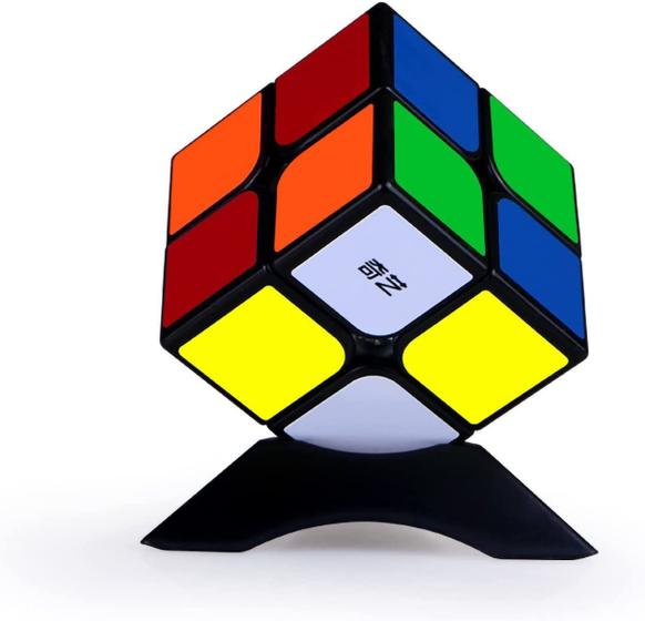 Imagem de Quebra-cabeça mágico Speed Cube QiYi Toys Qidi 2x2 preto