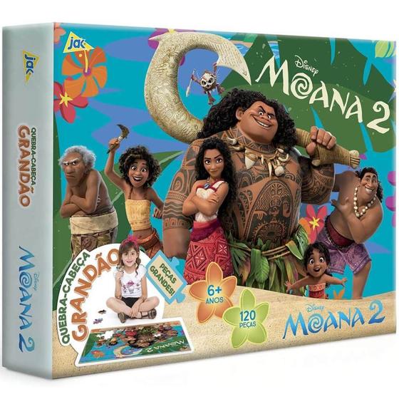 Imagem de Quebra cabeca moana 2 grandao 120 pecas toyster