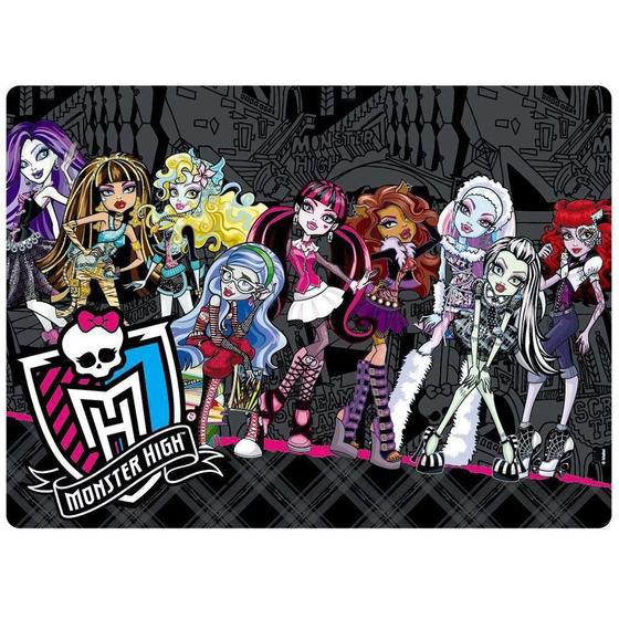 Imagem de Quebra-Cabeça - Monster High Turma Toda - 100 Peças - Mattel