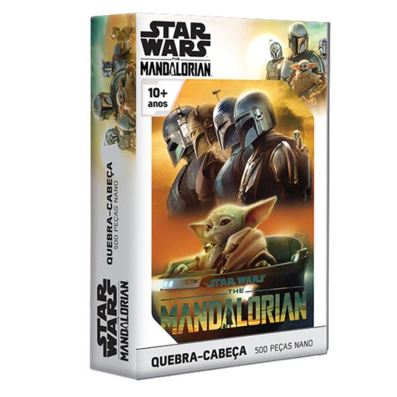 Imagem de Quebra-cabeça Nano 500 pç-Star WarsThe Mandalorian-Toyster