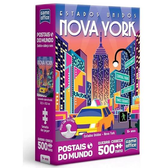 Imagem de Quebra Cabeca Nano Nova York 500 Pecas Toyster 3067