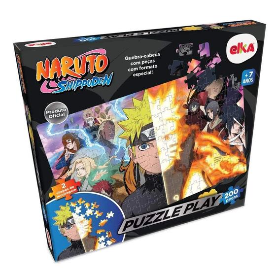 Imagem de Quebra Cabeça Naruto Shippuden 200 Peças Elka