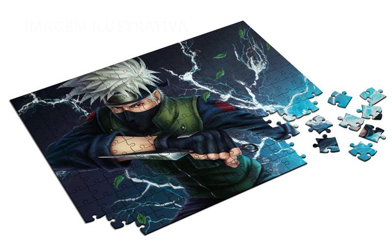 Imagem de Quebra Cabeça Personalizado 48 Peças Naruto Kakashi
