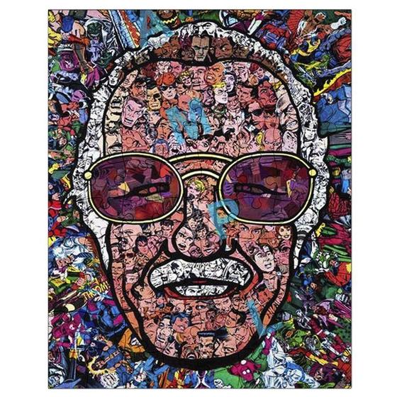 Imagem de Quebra-Cabeça Personalizado 90 Peças 30 Cm X 20 Cm Stan Lee