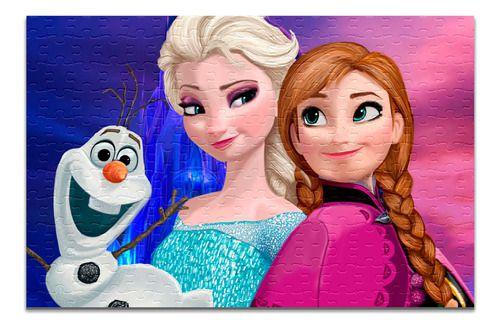 Imagem de Quebra-cabeça Personalizado Frozen 120 Peças