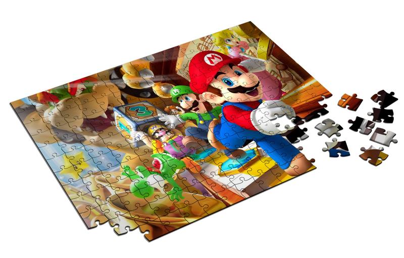 Imagem de Quebra-cabeça Personalizado Mario Party 120 Peças