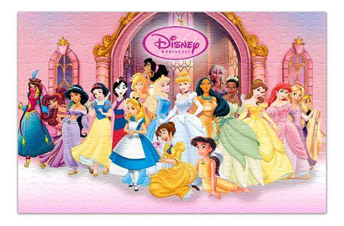 Imagem de Quebra Cabeça Personalizado Princesas Disney 002 120 Peças