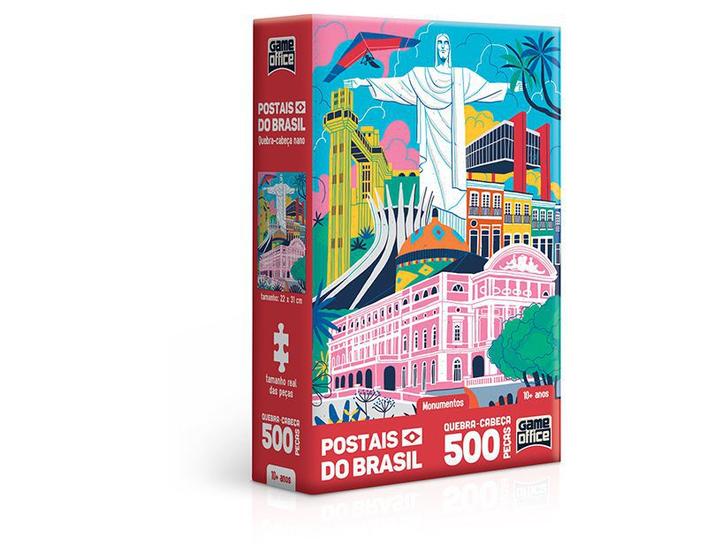 Imagem de Quebra-cabeça Postais do Brasil - Monumento - nano 500 peças