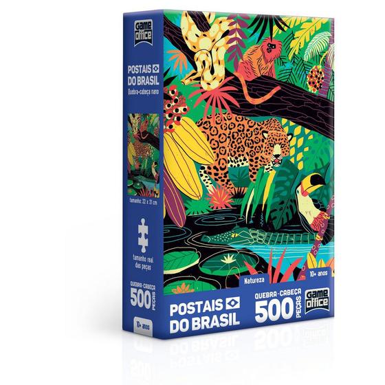 Imagem de quebra-cabeça Postais do Brasil - Natureza - 500 peças nano