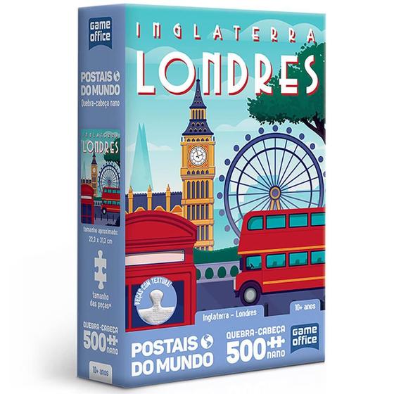 Imagem de Quebra cabeca postais do mundo londres nano 500 pecas toyster