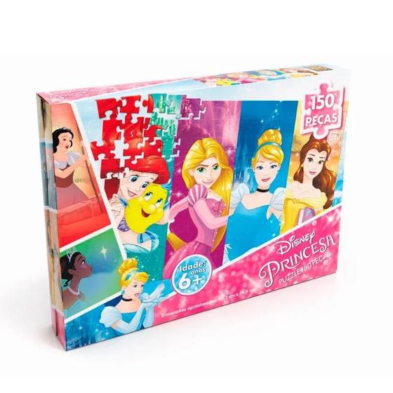 Imagem de Quebra-Cabeça Princesas 150 Peças - Grow