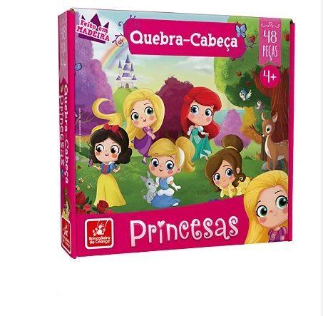 Imagem de Quebra-cabeça Princesas 48 peças