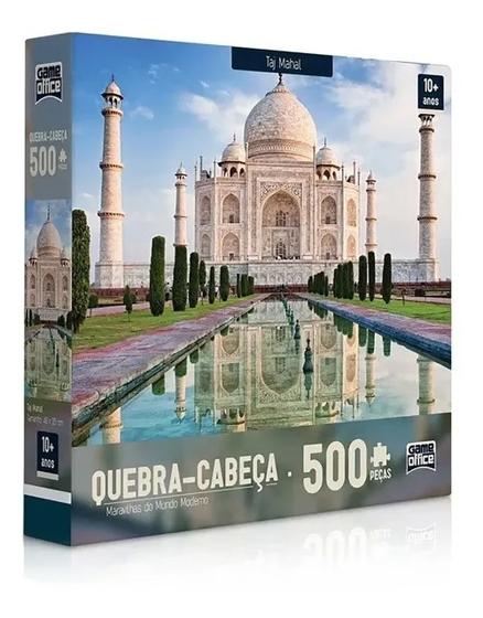 Imagem de Quebra Cabeça Puzzie Monumento Indiano Taj Mahal 500 Peças