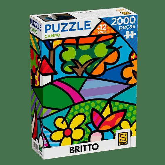 Imagem de Quebra Cabeça Puzzle 2000 peças Romero Britto Campo 04060