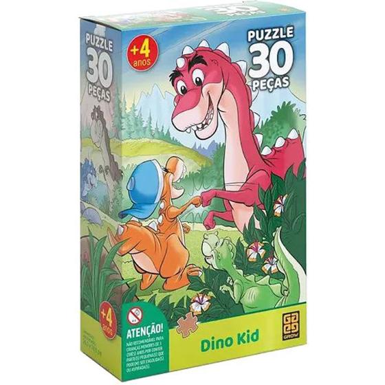 Imagem de Quebra Cabeça Puzzle 30 Peças Dino Kid Grow